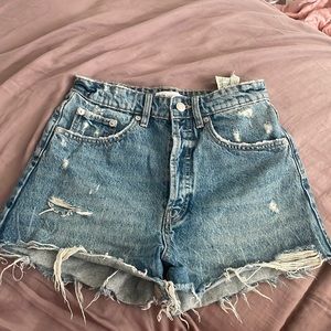 Zara jean shorts